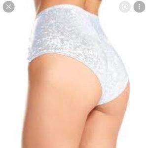 iheartraves high waisted bottoms holographic